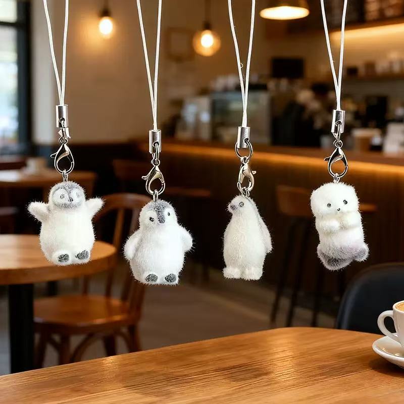 5pcs Flocking Small Penguin Re - Phone Accessories Jewelry บทวิจารณ์และราคา